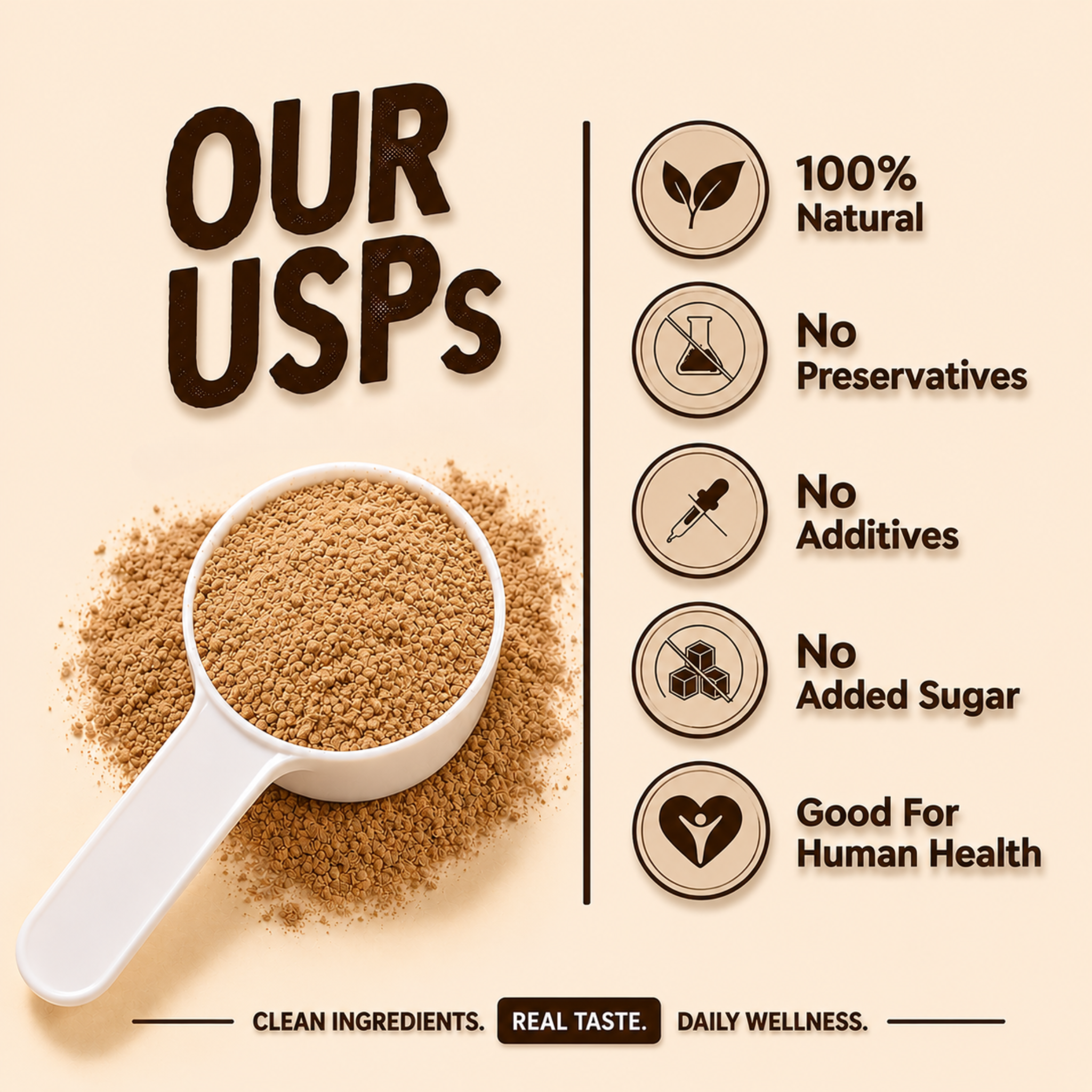 Tulsi–Cinnamon Banana Smoothie Powder (100% Natural - No Added Sugar) 120g, 12 Servings - Cobuki